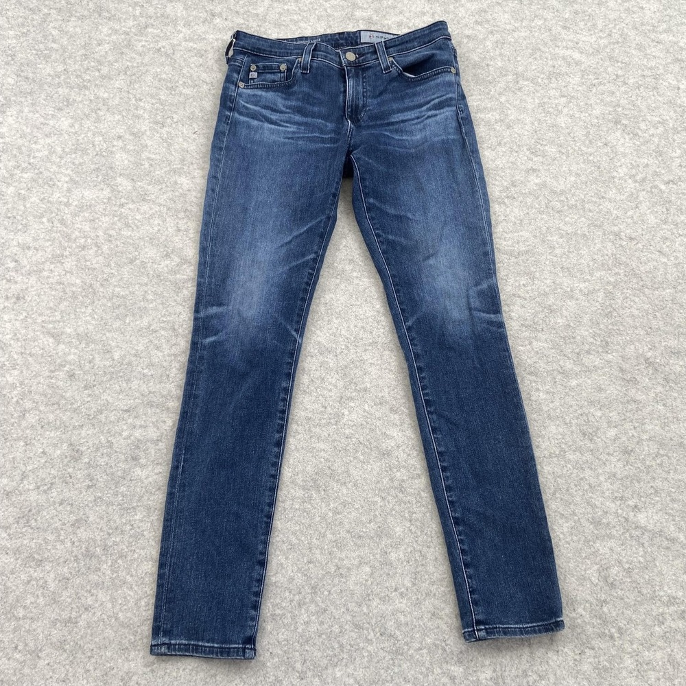 AG Adriano Goldschmied Legging Super Skinny Ankle Jeans Womens 26 (28x27) Blue